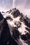 Vue sur le Glacier des Nantillons et l'Aiguille de Blaitière (3522 m).