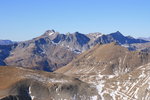 Le Mont Pelat (3051 m) et le Cimet.