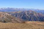 Panorama sur le Mercantour : Argentera, Gélas.
