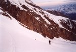 Au petit matin, sur le Glacier de la Martin.