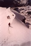 Arête sommitale, vue du sommet.