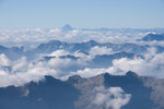 Le Viso émergeant des nuages.