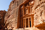 La Khazneh, l'un des plus beaux monuments de Pétra.