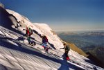 Dans les pentes du Mont Blanc du Tacul.