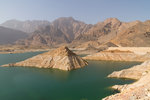 Lac de barrage dans le wadi Dayqah.