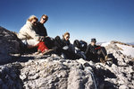 Le groupe au sommet (Marie, Fabien, Caro, Yannick).