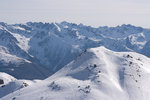 La haute Tinée et le massif du Ténibre.