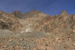 Le Mont Viso vu pendant la descente, vers 3000 mètres.